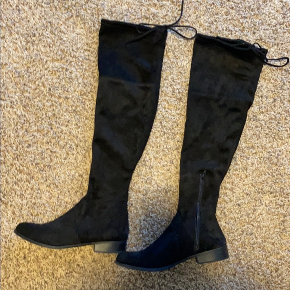 Black Over The Knee Boots